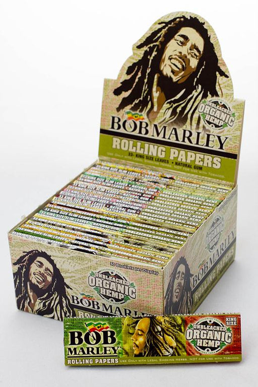 Bob Marley Organic Hemp paper-2 Packs-King - One Wholesale