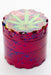 4 parts leaf printed large metal grinder-Pink - One Wholesale