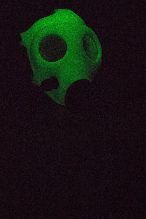 Silicone Glow in the dark Gas Mask bong Silicone Bong ONE