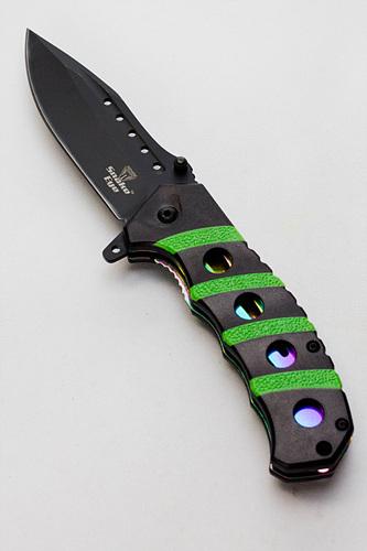 Snake Eye outdoor rescue hunting knife SE5066-Green - One Wholesale