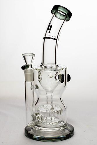 11" infyniti barrel diffuser water recycled bong-T-Black - One Wholesale