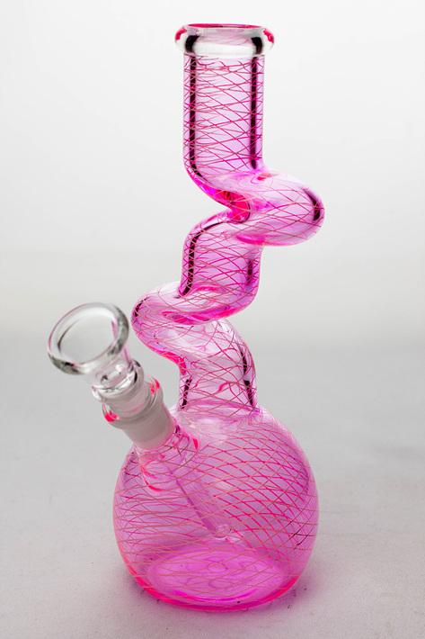 8 in. kink zong water pipe Beaker Bong ONE Pink
