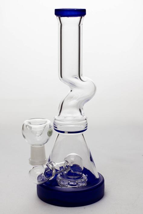 8" Zig-zag shower head diffuser bubbler Rig ONE Blue