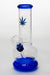 6" mini round glass water  bong-Blue - One Wholesale