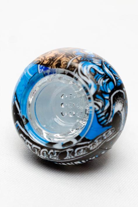 Silicone bowl with multi-hole glass bowl Bowl · Banger · Oil Burner ONE