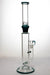 17"  Marble colours inline diffuser glass water bong-Blue - One Wholesale
