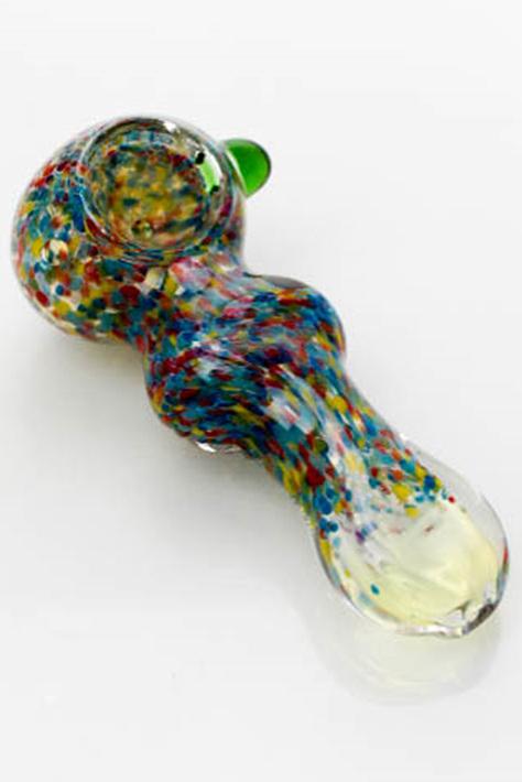 4" soft glass 5206 hand pipe Glass Pipe ONE