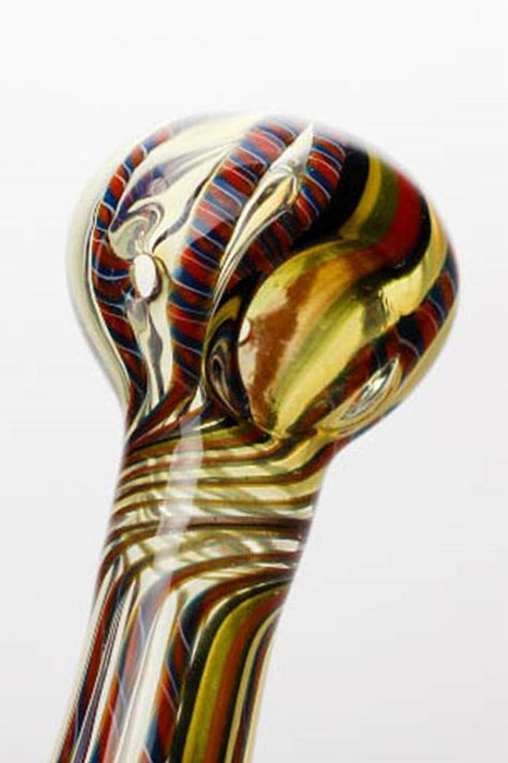 3.5" soft glass 5207 hand pipe- - One Wholesale