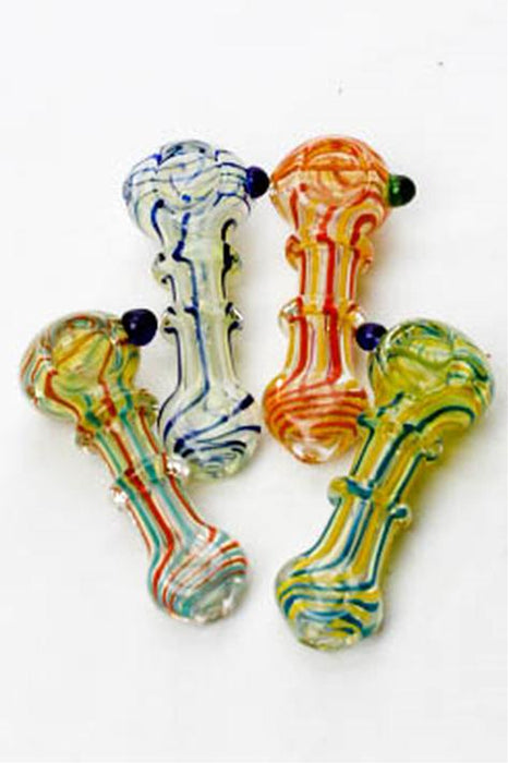 4.5" soft glass 5212 hand pipe- - One Wholesale