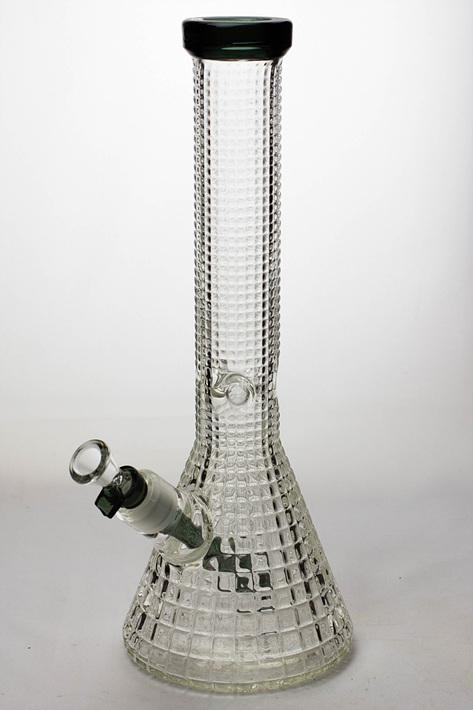 15" genie crystal shine glass water bong Beaker Bong ONE
