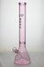 18" My bong colored glass classic beaker bong-Pink - One Wholesale