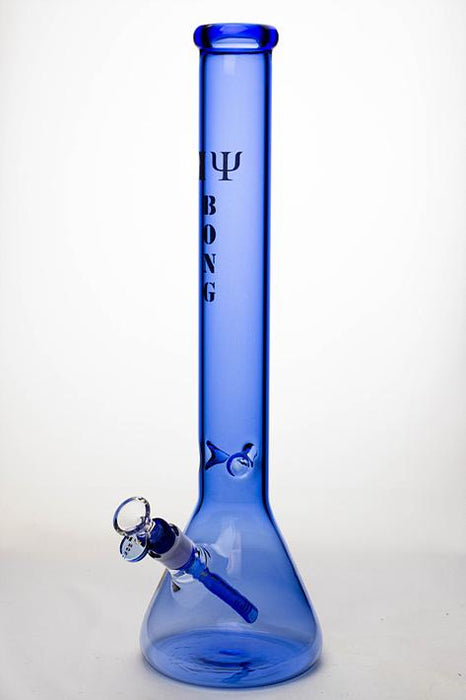18" My bong colored glass classic beaker bong-Sky Blue - One Wholesale