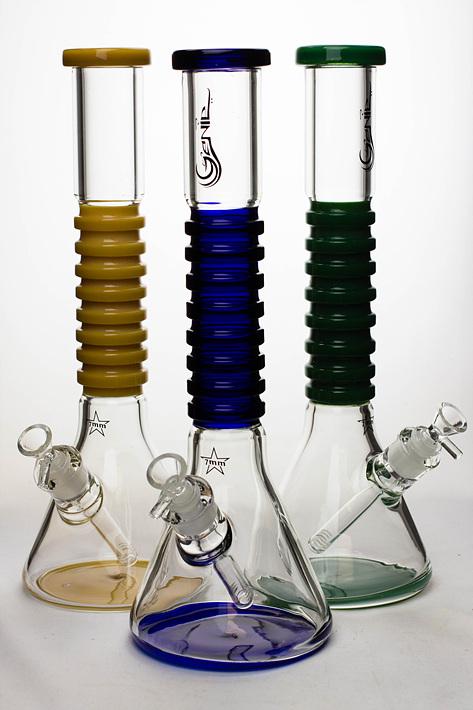 15" Genie 7 mm beaker glass water bong Beaker Bong ONE