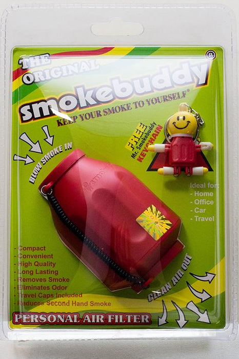 Smokebuddy Original Personal Color Air Filter-Red - One Wholesale