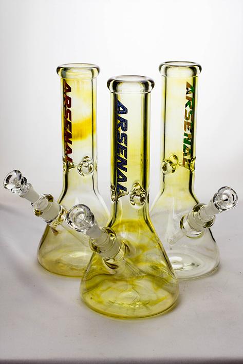 12" Arsenal 7 mm classic beaker fumed glass bong Beaker Bong ONE