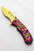 Snake Eye outdoor rescue hunting knife SE0210-Red-Green - One Wholesale