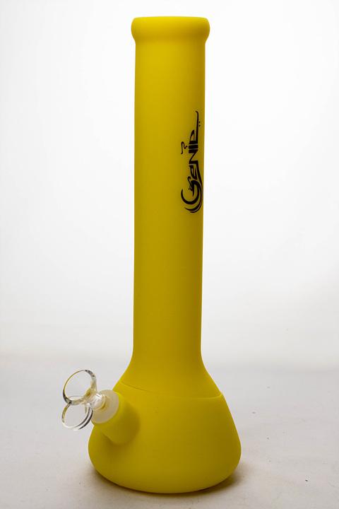 13" Genie Solid color Silicone detachable beaker water bong-Yellow - One Wholesale
