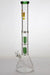 21" Infyniti 7 mm thickness dual 4-arm glass water bong-Green - One Wholesale