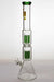 20" Infyniti 7 mm thickness Dual 8-arm glass water bong-Green - One Wholesale