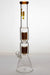 20" Infyniti 7 mm thickness Dual 8-arm glass water bong-Amber - One Wholesale