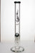 17" Genie 9 mm straight glass tube water bong- - One Wholesale