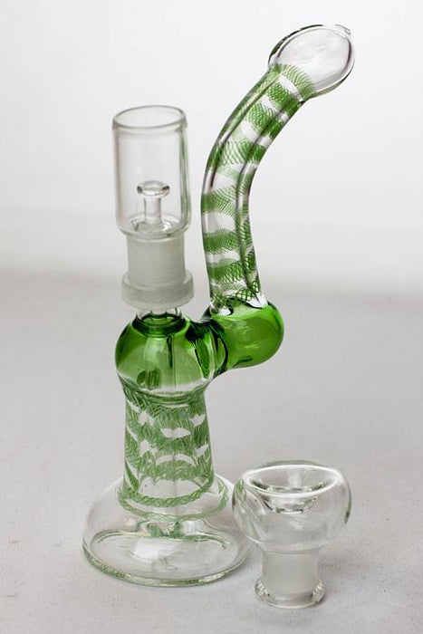 6.5 " 2-in-1 glass water bubbler- - One Wholesale