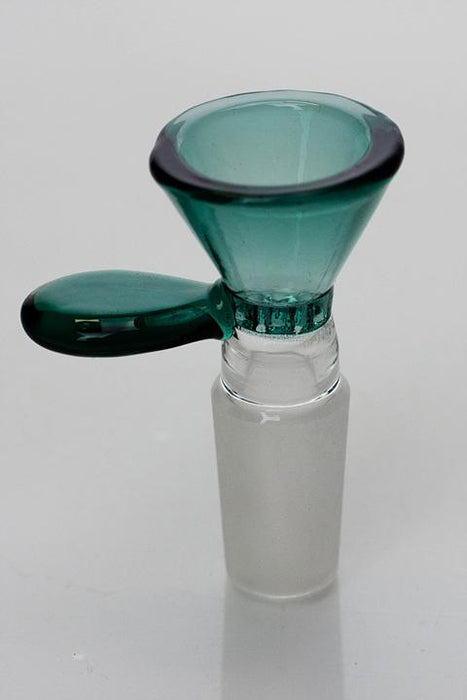 Built-in Screen glass male bowl-Teal - One Wholesale