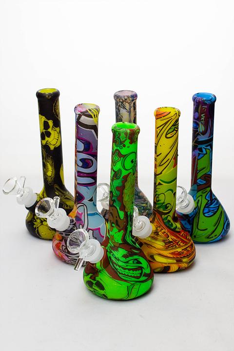 7.5" silicone tube mini water bong Beaker Bong ONE