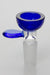 Color glass male bowl-Blue - One Wholesale