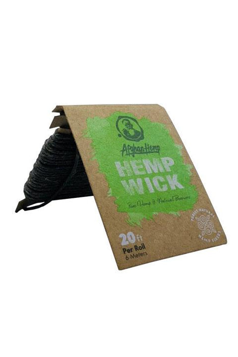 Afghan Hemp Hemp Wick 20 ft Display of 24 Display Pack ONE