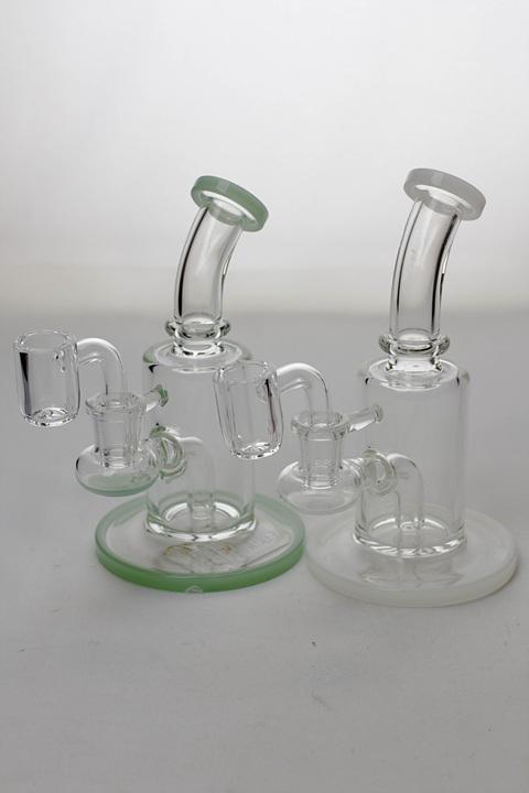 6" stem diffuser rig with a banger Rig ONE