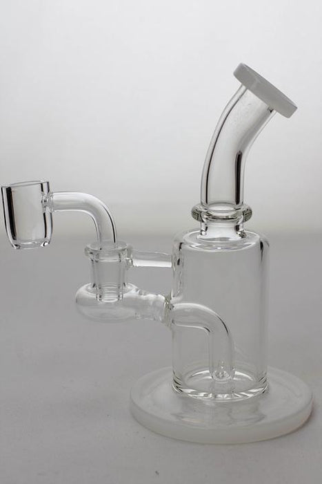 6" stem diffuser rig with a banger- - One Wholesale