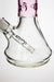 17.5" Genie 9mm color accented classic beaker bong- - One Wholesale