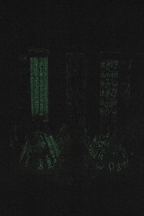 13.5" Glow in the dark heavy glass water bong Beaker Bong ONE