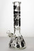 13.5" Glow in the dark heavy glass water bong-C - One Wholesale