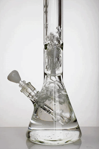 24" Genie 9 mm single percolator beaker water bong Beaker Bong ONE