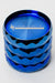 Infyniti 4 parts metal herb grinder 7506-Blue - One Wholesale