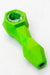 Silicone hand pipe with multi holes glass bowl-Green - One Wholesale
