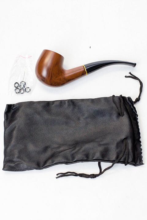 Quality Plastic Smoking Tobacco Pipe FP106 Wooden Pipe ONE