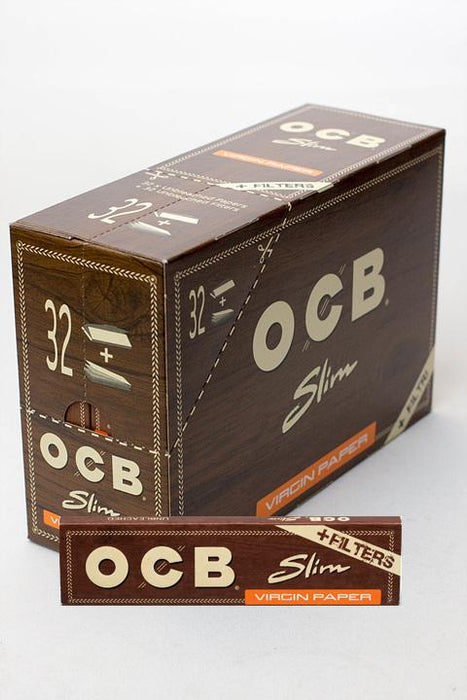 OCB Virgin Range King Slim + Filter - 32 packs King Size ONE King size+Filter
