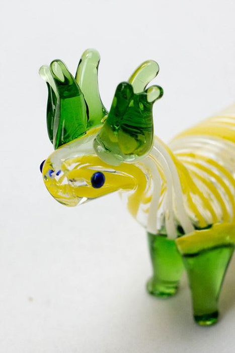 Standing Deer Small glass hand pipe- - One Wholesale