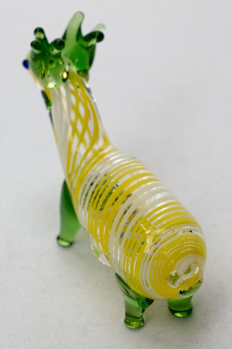 Standing Deer Small glass hand pipe Glass Pipe ONE