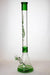 24" Genie 9 mm color accent wide base bong-Green - One Wholesale