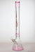 24" Genie 9 mm color accent wide base bong-Pink - One Wholesale