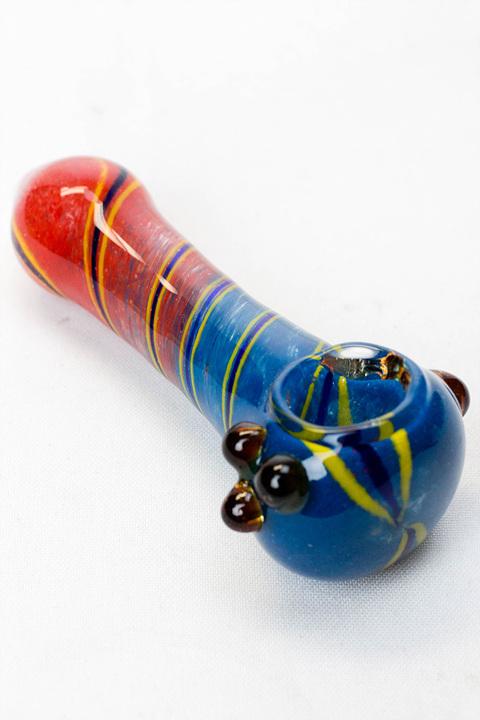 4.5" soft glass 5879 hand pipe Glass Pipe ONE