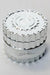 Genie chain and sprocket aluminium grinder-Silver - One Wholesale