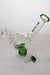 7 in. NG 2-in-1 shower head bubbler-Green - One Wholesale