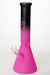 14" Infyniti 9mm  Two tone frosted glass beaker water bong-Pink - One Wholesale