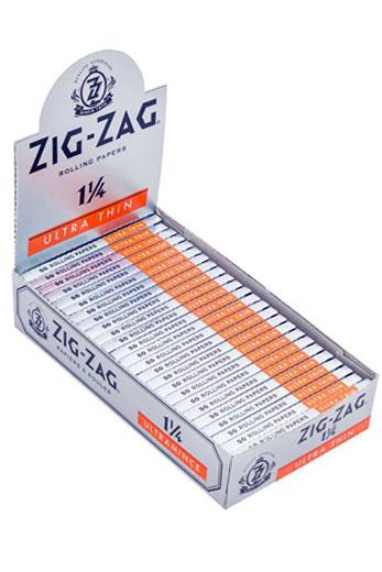 ZIG-ZAG Ultra Thin Papers 1 1/4- - One Wholesale