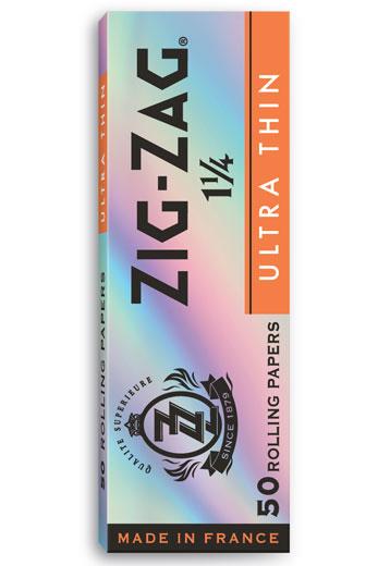 ZIG-ZAG Ultra Thin Papers 1 1/4 Pack of 2- - One Wholesale